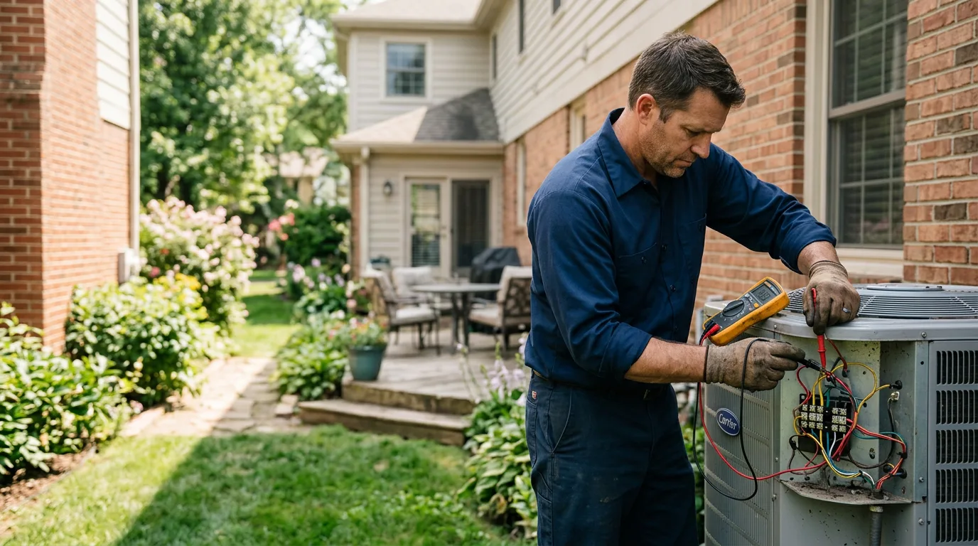 HVAC technician working near Trinity, TX